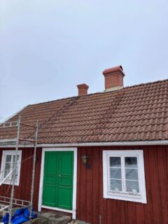 Ny skorsten och murstock, snyggt jobbat Carl 👍